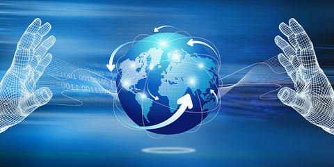 信息科技 塑造未來(lái)的科技感背景